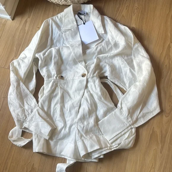 SANS FAFF LINEN JUMPSUIT - Picture 2 of 6